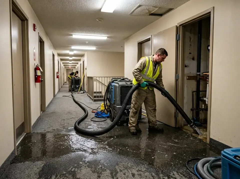 multi-unit-apartment-hallway-f-005 — frequently asked questions, Emergency Burst Pipe Water Extraction & Removal in Dallas,…